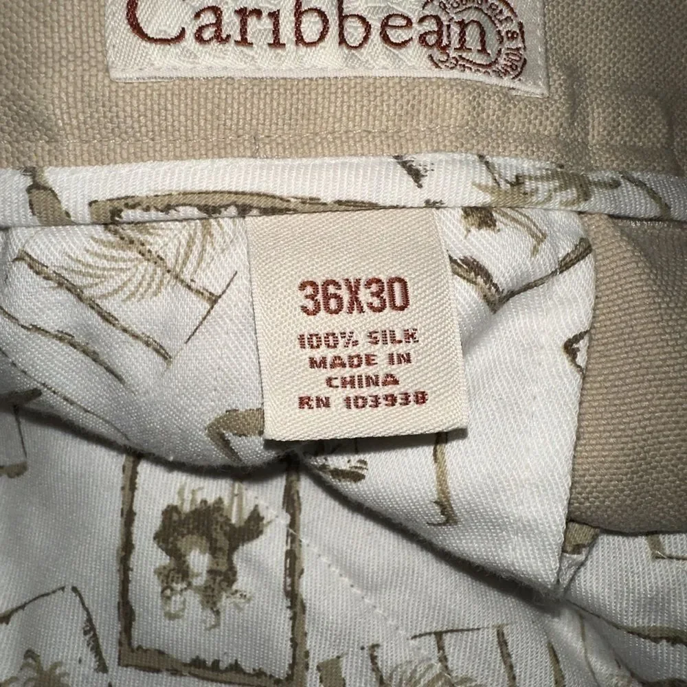 100% Silk Caribbean Pants